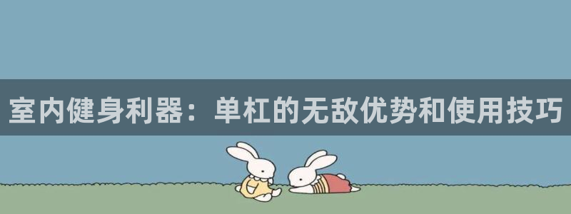 星欧娱乐发7O777：室内健身利器：单杠的无敌优势和