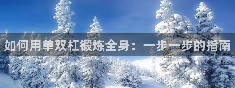 星欧娱乐还能玩吗：如何用单双杠锻炼全身：一步一步的指