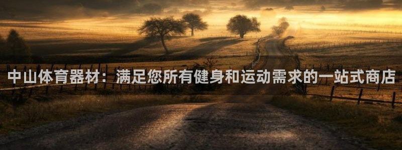 星欧娱乐的创始人背景故事是什么：中山体育器材：满足您