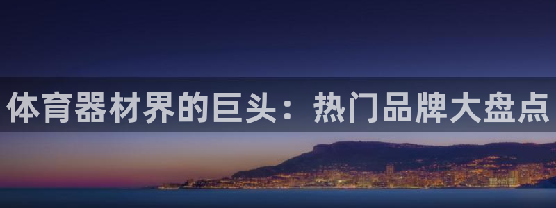 星欧娱乐平台测速线路设置：体育器材界的巨头：热门品牌
